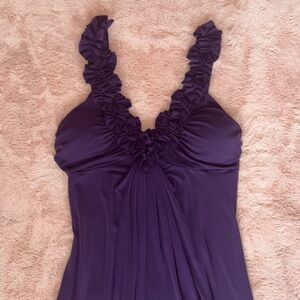 Purple party dress